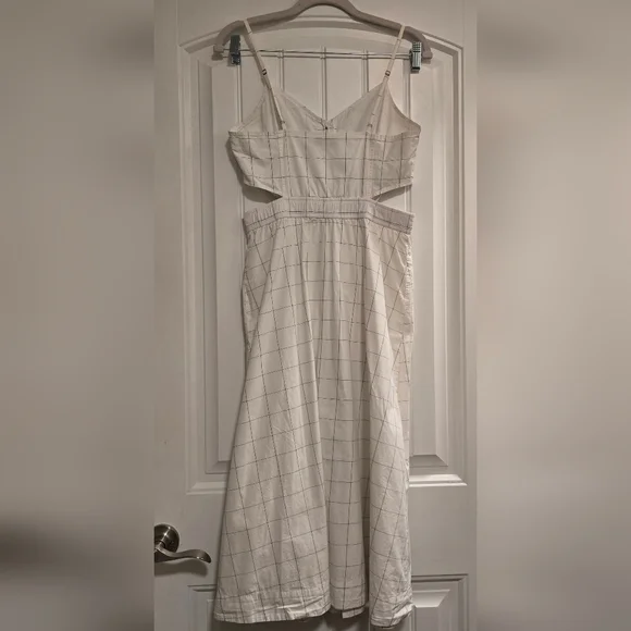 MADEWELL Windowpane Cutout Cami Mididress - Picture 9 of 12